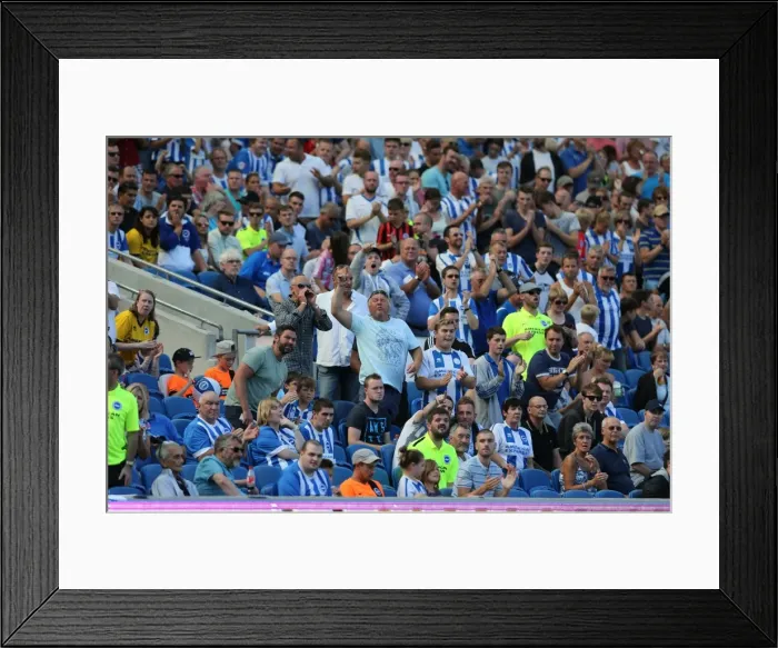 Framed Print : Brighton and Hove Albion vs. Blackburn Rovers: Sky Bet Championship Showdown at American Express Community Stadium (August 22, 2015) Framed Print : Brighton and Hove Albion vs. Blackburn Rovers: Sky Bet Championship Showdown at American Express Community Stadium (August 22, 2015)