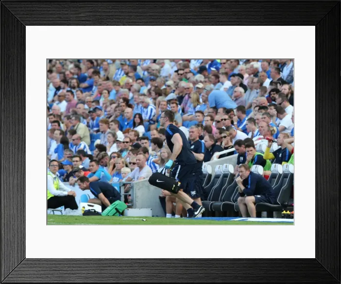 Framed Print : Brighton and Hove Albion vs. Blackburn Rovers: Sky Bet Championship Showdown at American Express Community Stadium (August 22, 2015) Framed Print : Brighton and Hove Albion vs. Blackburn Rovers: Sky Bet Championship Showdown at American Express Community Stadium (August 22, 2015)