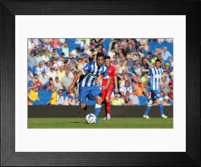 Framed Print : Brighton and Hove Albion vs. Blackburn Rovers: Sky Bet Championship Showdown at American Express Community Stadium (August 22, 2015) Framed Print : Brighton and Hove Albion vs. Blackburn Rovers: Sky Bet Championship Showdown at American Express Community Stadium (August 22, 2015)