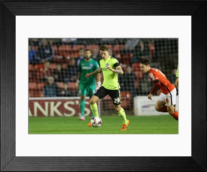Framed Print : Brighton and Hove Albion vs. Walsall: Capital One Cup Clash at Bescot Stadium (25AUG15) Framed Print : Brighton and Hove Albion vs. Walsall: Capital One Cup Clash at Bescot Stadium (25AUG15)
