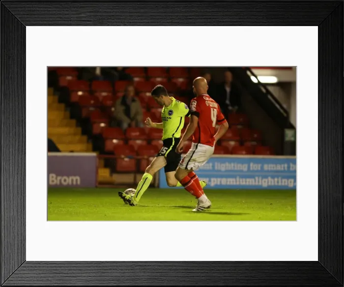 Framed Print : Brighton and Hove Albion's Victory Over Walsall in the Capital One Cup (25AUG15) Framed Print : Brighton and Hove Albion's Victory Over Walsall in the Capital One Cup (25AUG15)