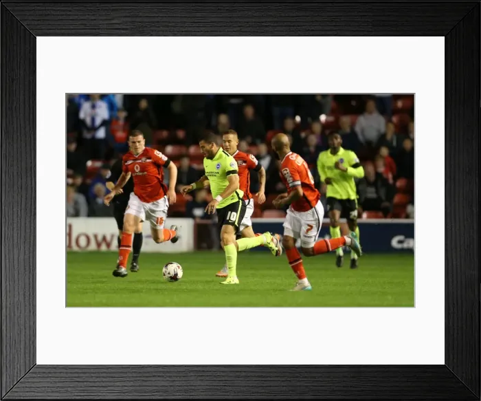 Framed Print : Brighton and Hove Albion's Battle at Walsall: Capital One Cup Clash, 25 August 2015 (Walsall 25AUG15) Framed Print : Brighton and Hove Albion's Battle at Walsall: Capital One Cup Clash, 25 August 2015 (Walsall 25AUG15)