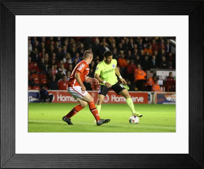 Framed Print : Brighton and Hove Albion in Action against Walsall during the Capital One Cup Match, 25th August 2015 (Walsall vs. Brighton) Framed Print : Brighton and Hove Albion in Action against Walsall during the Capital One Cup Match, 25th August 2015 (Walsall vs. Brighton)