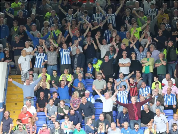 Brighton and Hove Albion Fans in Full Force at Ipswich Town Championship Showdown, August 2015