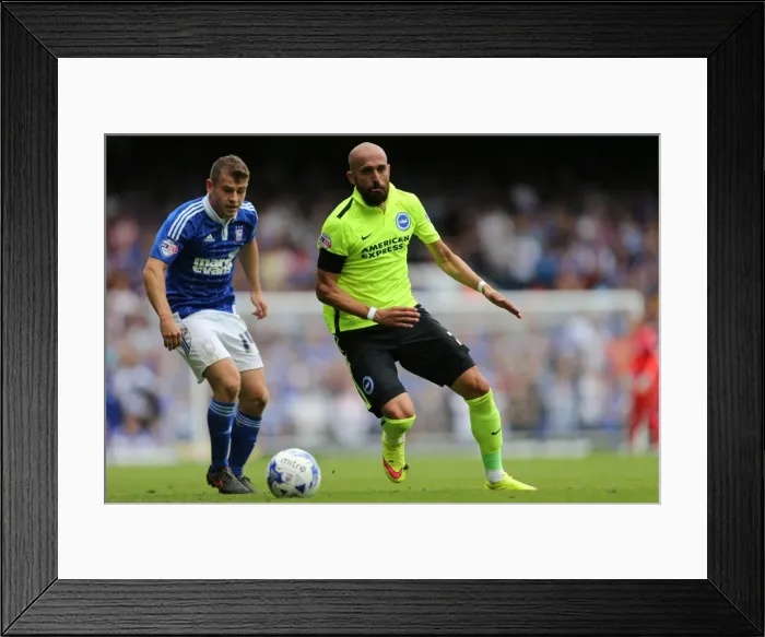 Framed Print : Bruno Saltor in Action: Brighton and Hove Albion vs. Ipswich Town, Sky Bet Championship 2015 Framed Print : Bruno Saltor in Action: Brighton and Hove Albion vs. Ipswich Town, Sky Bet Championship 2015