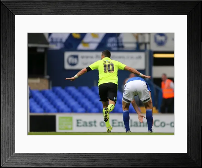Framed Print : Tomer Hemed Scores Dramatic Goal as Brighton Edge Past Ipswich Town in Championship Clash, August 2015 Framed Print : Tomer Hemed Scores Dramatic Goal as Brighton Edge Past Ipswich Town in Championship Clash, August 2015
