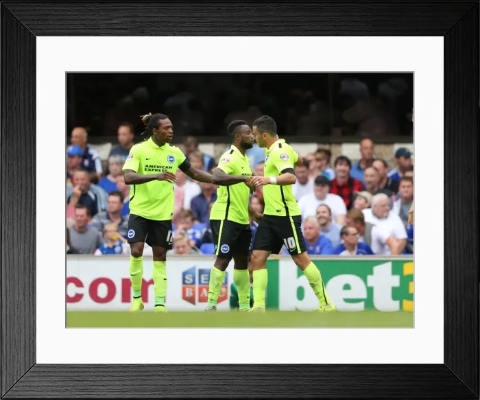 Framed Print : Tomer Hemed Scores Dramatic Goal: Brighton Take 3-2 Lead Over Ipswich Town in Sky Bet Championship (August 28, 2015) Framed Print : Tomer Hemed Scores Dramatic Goal: Brighton Take 3-2 Lead Over Ipswich Town in Sky Bet Championship (August 28, 2015)