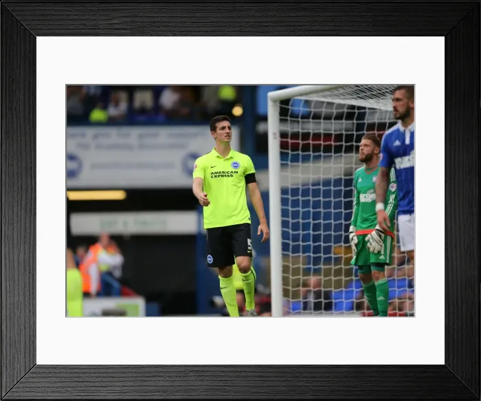 Framed Print : Lewis Dunk in Action: Ipswich Town vs. Brighton and Hove Albion, Sky Bet Championship (28.08.2015) Framed Print : Lewis Dunk in Action: Ipswich Town vs. Brighton and Hove Albion, Sky Bet Championship (28.08.2015)
