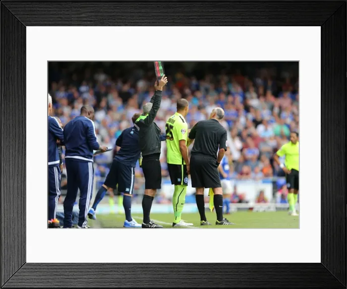 Framed Print : Bobby Zamora Debuts for Brighton and Hove Albion Against Ipswich Town in Sky Bet Championship (28 / 08 / 2015) Framed Print : Bobby Zamora Debuts for Brighton and Hove Albion Against Ipswich Town in Sky Bet Championship (28 / 08 / 2015)