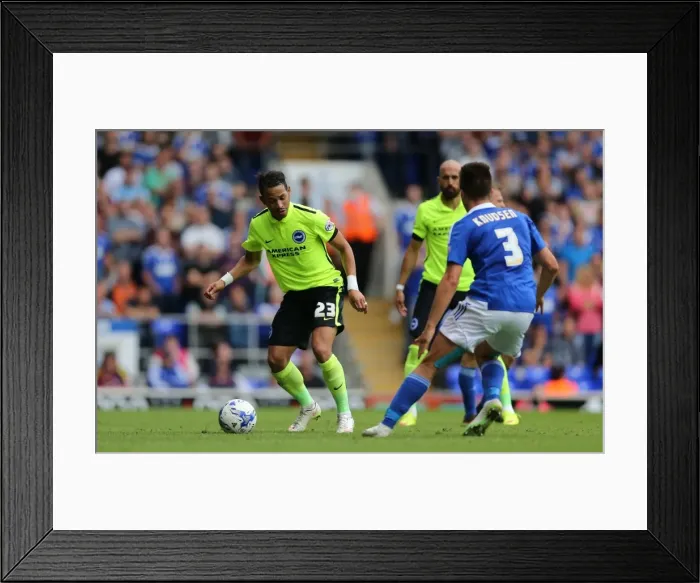 Framed Print : Brighton and Hove Albion's Liam Rosenior Faces Off Against Ipswich Town in Sky Bet Championship Clash, August 2015 Framed Print : Brighton and Hove Albion's Liam Rosenior Faces Off Against Ipswich Town in Sky Bet Championship Clash, August 2015