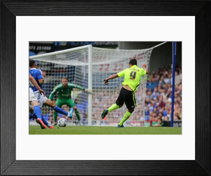 Framed Print : Brighton's Sam Baldock Scores During Ipswich Town Clash in Sky Bet Championship (28 / 08 / 2015) Framed Print : Brighton's Sam Baldock Scores During Ipswich Town Clash in Sky Bet Championship (28 / 08 / 2015)