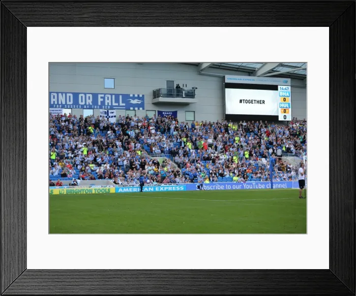 Framed Print : Brighton and Hove Albion vs. Hull City: Sky Bet Championship Showdown at American Express Community Stadium (September 12, 2015) Framed Print : Brighton and Hove Albion vs. Hull City: Sky Bet Championship Showdown at American Express Community Stadium (September 12, 2015)