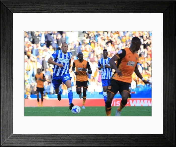 Framed Print : Bobby Zamora Charges Forward: Brighton and Hove Albion vs. Hull City, Sky Bet Championship 2015 Framed Print : Bobby Zamora Charges Forward: Brighton and Hove Albion vs. Hull City, Sky Bet Championship 2015