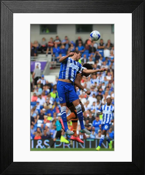 Framed Print : Brighton & Hove Albion vs. Hull City: A Battle for the Ball - Greer vs. Akpom (Sky Bet Championship 2015) Framed Print : Brighton & Hove Albion vs. Hull City: A Battle for the Ball - Greer vs. Akpom (Sky Bet Championship 2015)