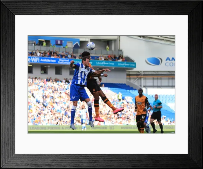 Framed Print : Brighton & Hove Albion vs. Hull City: A Battle for the Ball - Greer vs. Akpom (Sky Bet Championship, 12th September 2015) Framed Print : Brighton & Hove Albion vs. Hull City: A Battle for the Ball - Greer vs. Akpom (Sky Bet Championship, 12th September 2015)