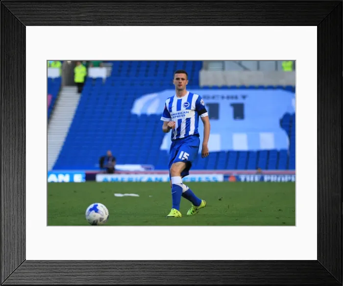 Framed Print : Jamie Murphy in Action: Brighton & Hove Albion vs. Hull City, Sky Bet Championship Match, September 2015