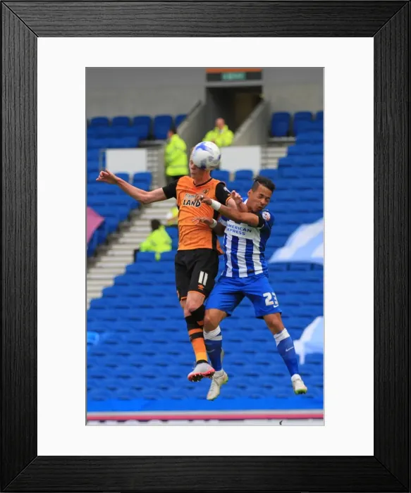 Framed Print : Brighton & Hove Albion: Liam Rosenior and Sam Clucas Battle for the Ball in Sky Bet Championship Match against Hull City (12SEP15) Framed Print : Brighton & Hove Albion: Liam Rosenior and Sam Clucas Battle for the Ball in Sky Bet Championship Match against Hull City (12SEP15)