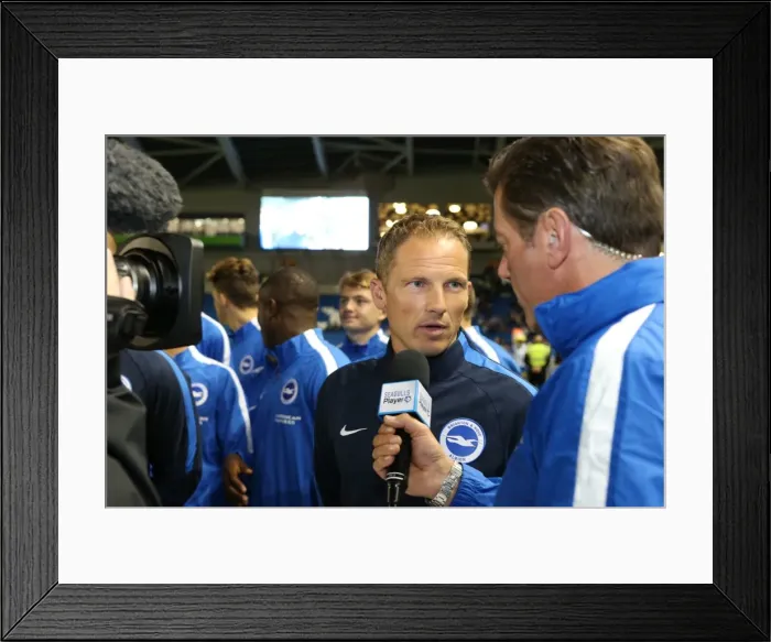 Framed Print : Brighton and Hove Albion U18 Squad Presentation at Half Time against Rotherham United, American Express Community Stadium (September 15, 2015) Framed Print : Brighton and Hove Albion U18 Squad Presentation at Half Time against Rotherham United, American Express Community Stadium (September 15, 2015)