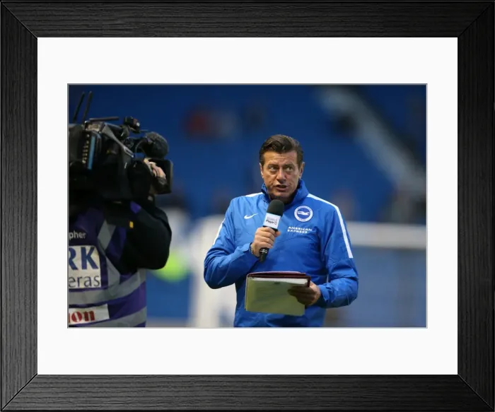 Framed Print : Brighton and Hove Albion vs Rotherham United: Sky Bet Championship Showdown at American Express Community Stadium (September 15, 2015)