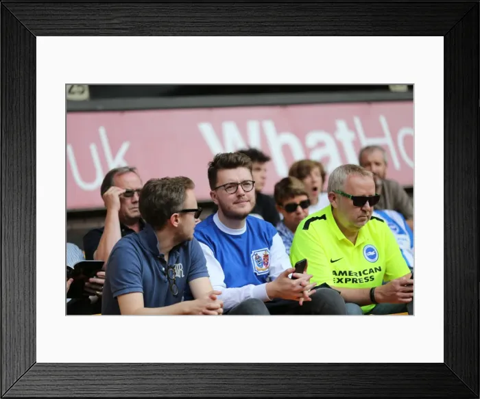 Framed Print : Brighton and Hove Albion Fans Fiery Showdown at Molineux Stadium, Sky Bet Championship 2015 Framed Print : Brighton and Hove Albion Fans Fiery Showdown at Molineux Stadium, Sky Bet Championship 2015