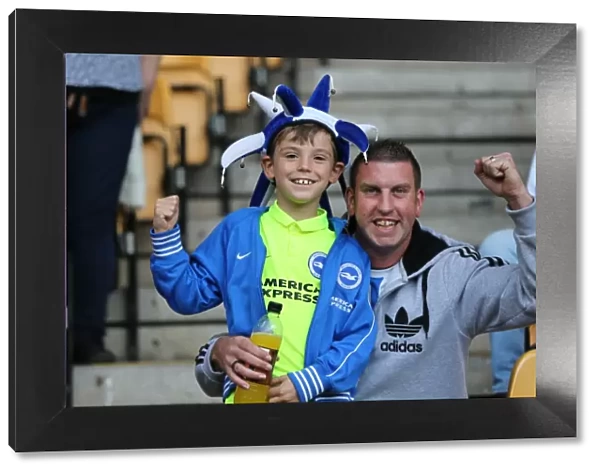 Brighton and Hove Albion Fans Epic Rivalry: Wolverhampton Wanderers vs. Brighton and Hove Albion, Sky Bet Championship 2015