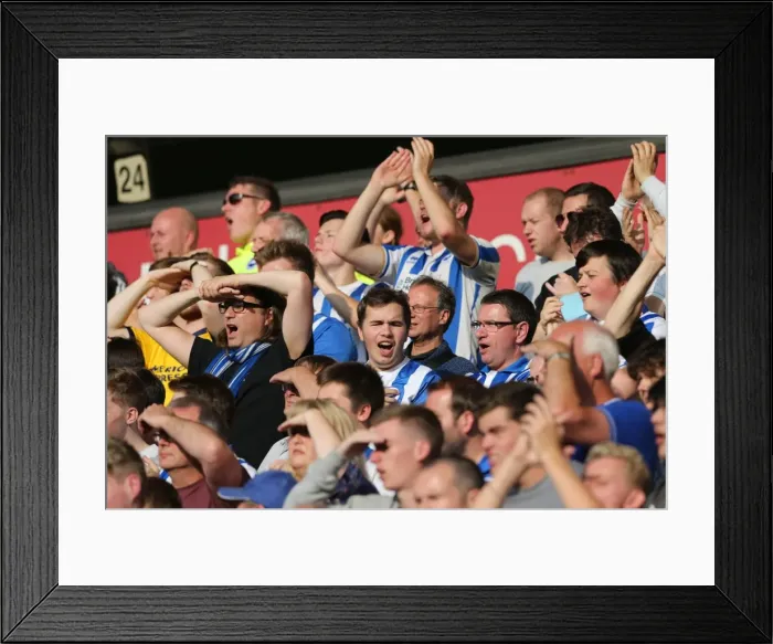 Framed Print : Sky Bet Championship Showdown: Wolverhampton Wanderers vs. Brighton and Hove Albion at Molineux Stadium (17 / 09 / 2015)