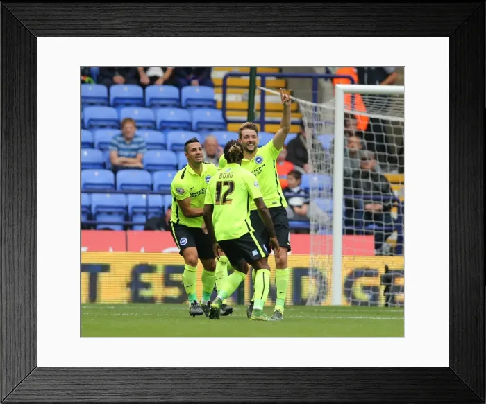 Framed Print : Brighton and Hove Albion vs. Bolton Wanderers: Sky Bet Championship Showdown at Macron Stadium (September 26, 2015) Framed Print : Brighton and Hove Albion vs. Bolton Wanderers: Sky Bet Championship Showdown at Macron Stadium (September 26, 2015)