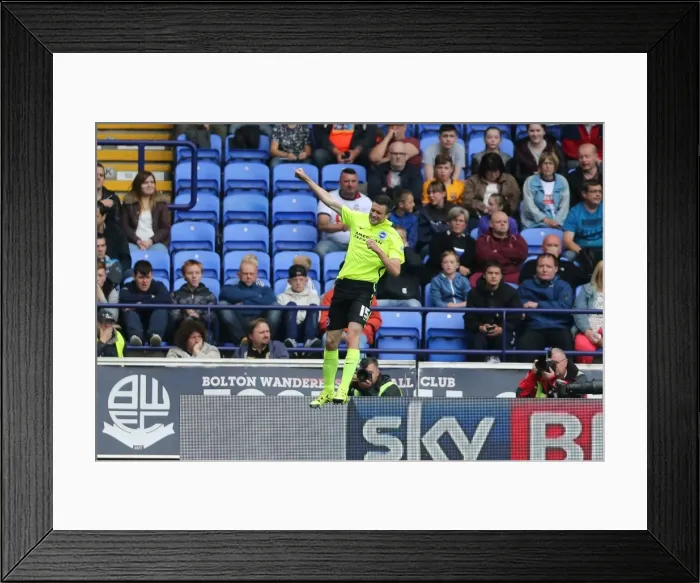 Framed Print : Brighton and Hove Albion vs. Bolton Wanderers: Sky Bet Championship Showdown at Macron Stadium (September 26, 2015) Framed Print : Brighton and Hove Albion vs. Bolton Wanderers: Sky Bet Championship Showdown at Macron Stadium (September 26, 2015)