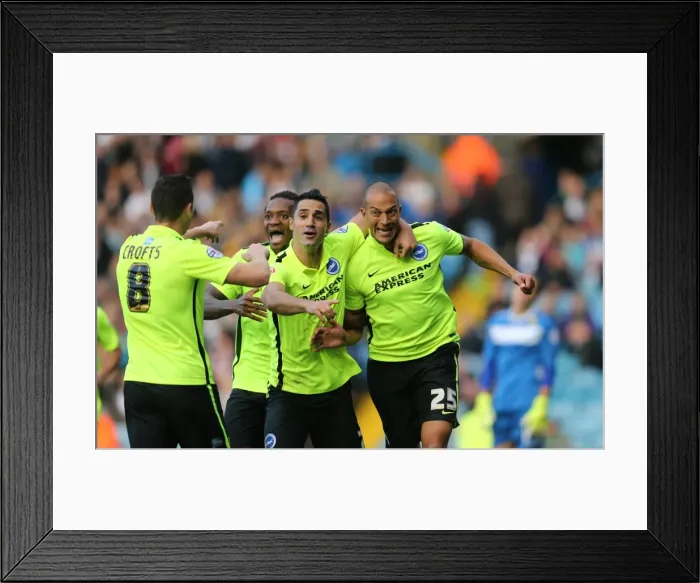 Framed Print : Championship Showdown: Leeds United vs. Brighton & Hove Albion at Elland Road (17th October 2015) Framed Print : Championship Showdown: Leeds United vs. Brighton & Hove Albion at Elland Road (17th October 2015)