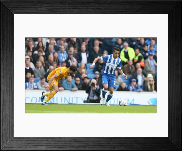 Framed Print : Championship Showdown: Brighton & Hove Albion vs. Preston North End at American Express Community Stadium (24 / 10 / 2015) Framed Print : Championship Showdown: Brighton & Hove Albion vs. Preston North End at American Express Community Stadium (24 / 10 / 2015)