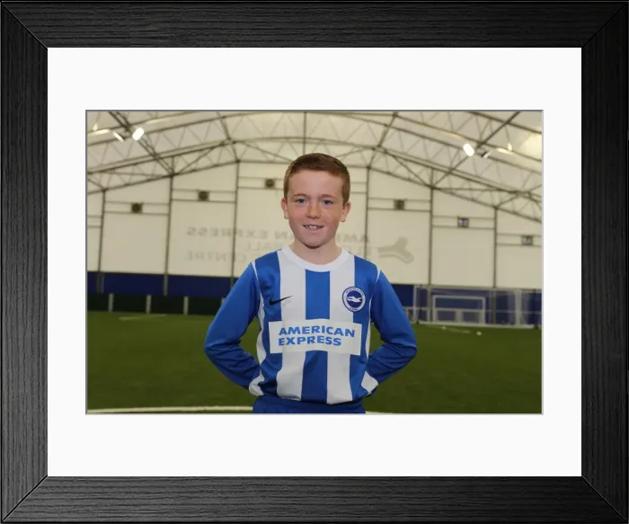 Framed Print : Brighton & Hove Albion FC U10 Academy Team - Season 2015-16: Thumbs Up for Success Framed Print : Brighton & Hove Albion FC U10 Academy Team - Season 2015-16: Thumbs Up for Success