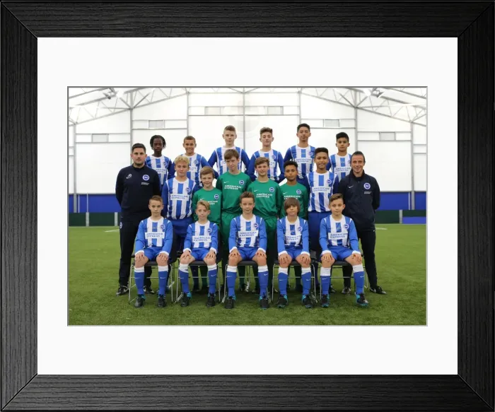 Framed Print : Brighton & Hove Albion FC U13 Academy Team Photo - Season 2015-16 Framed Print : Brighton & Hove Albion FC U13 Academy Team Photo - Season 2015-16