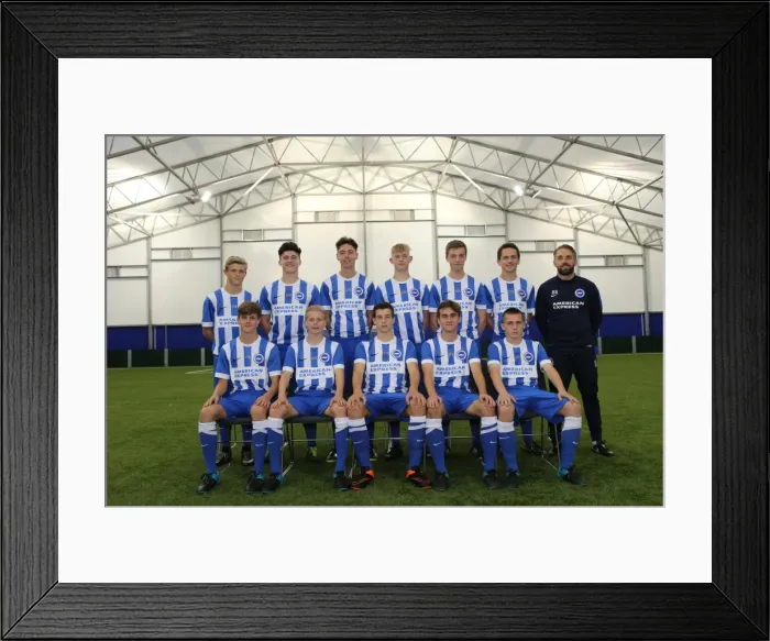 Framed Print : Brighton & Hove Albion FC U16 Team: 2015-16 Academy Annual Photoshoot Framed Print : Brighton & Hove Albion FC U16 Team: 2015-16 Academy Annual Photoshoot