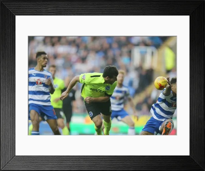 Framed Print : Sky Bet Championship Showdown: Brighton and Hove Albion vs. Reading at Madejski Stadium (31 October 2015) Framed Print : Sky Bet Championship Showdown: Brighton and Hove Albion vs. Reading at Madejski Stadium (31 October 2015)