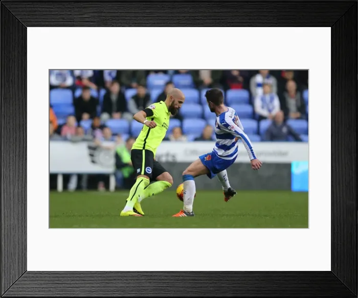 Framed Print : Sky Bet Championship Showdown: Reading vs. Brighton and Hove Albion at Madejski Stadium (31 October 2015) Framed Print : Sky Bet Championship Showdown: Reading vs. Brighton and Hove Albion at Madejski Stadium (31 October 2015)