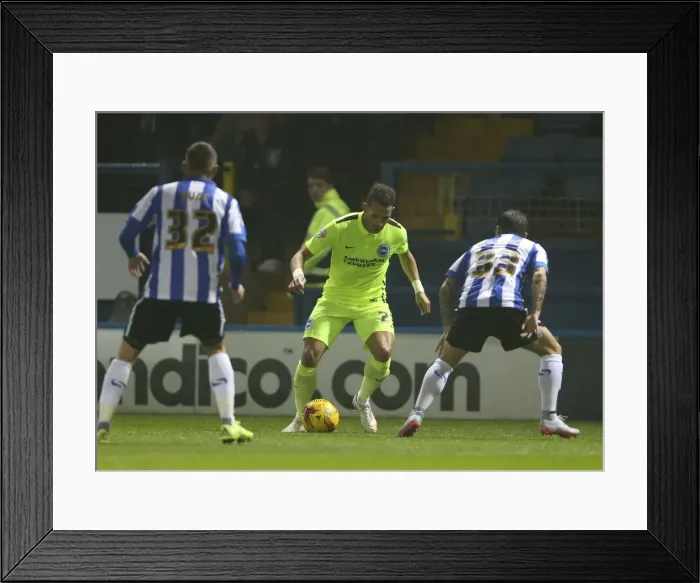Framed Print : Sky Bet Championship Showdown: Sheffield Wednesday vs. Brighton and Hove Albion at Hillsborough Stadium (03NOV15) Framed Print : Sky Bet Championship Showdown: Sheffield Wednesday vs. Brighton and Hove Albion at Hillsborough Stadium (03NOV15)
