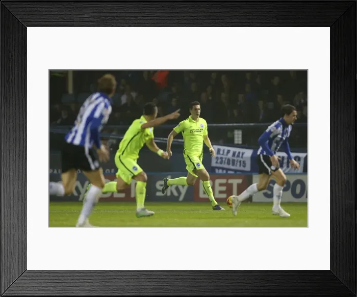 Framed Print : Sky Bet Championship Showdown: Sheffield Wednesday vs. Brighton and Hove Albion at Hillsborough Stadium (03NOV15) Framed Print : Sky Bet Championship Showdown: Sheffield Wednesday vs. Brighton and Hove Albion at Hillsborough Stadium (03NOV15)