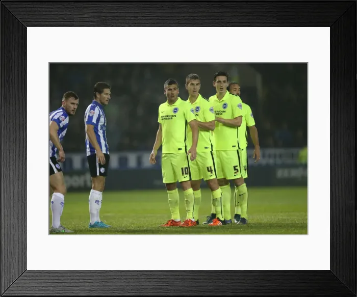 Framed Print : Championship Showdown: Sheffield Wednesday vs. Brighton & Hove Albion at Hillsborough Stadium (03NOV15) Framed Print : Championship Showdown: Sheffield Wednesday vs. Brighton & Hove Albion at Hillsborough Stadium (03NOV15)