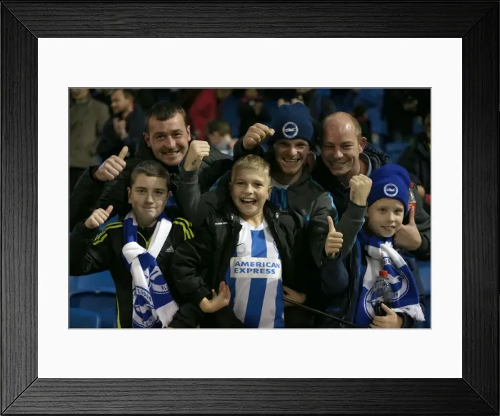 Framed Print : Brighton and Hove Albion vs Milton Keynes Dons: Sky Bet Championship Showdown at American Express Community Stadium (07.11.2015) Framed Print : Brighton and Hove Albion vs Milton Keynes Dons: Sky Bet Championship Showdown at American Express Community Stadium (07.11.2015)