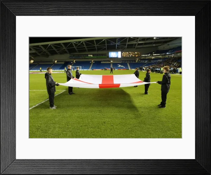 Framed Print : U21 Europe Championship Qualifier: England vs. Switzerland (16 November 2015) - Intense Match Action at American Express Community Stadium, Brighton and Hove Framed Print : U21 Europe Championship Qualifier: England vs. Switzerland (16 November 2015) - Intense Match Action at American Express Community Stadium, Brighton and Hove