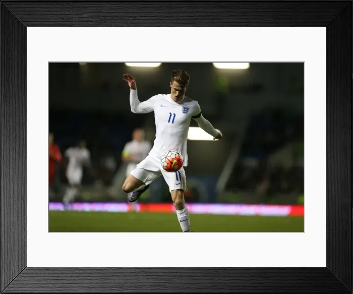 Framed Print : U21 Euro Qualifier: England vs. Switzerland at Brighton and Hove Albion's American Express Community Stadium (16.11.2015) Framed Print : U21 Euro Qualifier: England vs. Switzerland at Brighton and Hove Albion's American Express Community Stadium (16.11.2015)
