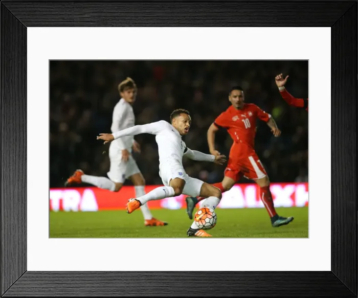 Framed Print : England U21s vs. Switzerland: 2016 European Championship Qualifier at Brighton and Hove Albion FC (16 November 2015) Framed Print : England U21s vs. Switzerland: 2016 European Championship Qualifier at Brighton and Hove Albion FC (16 November 2015)
