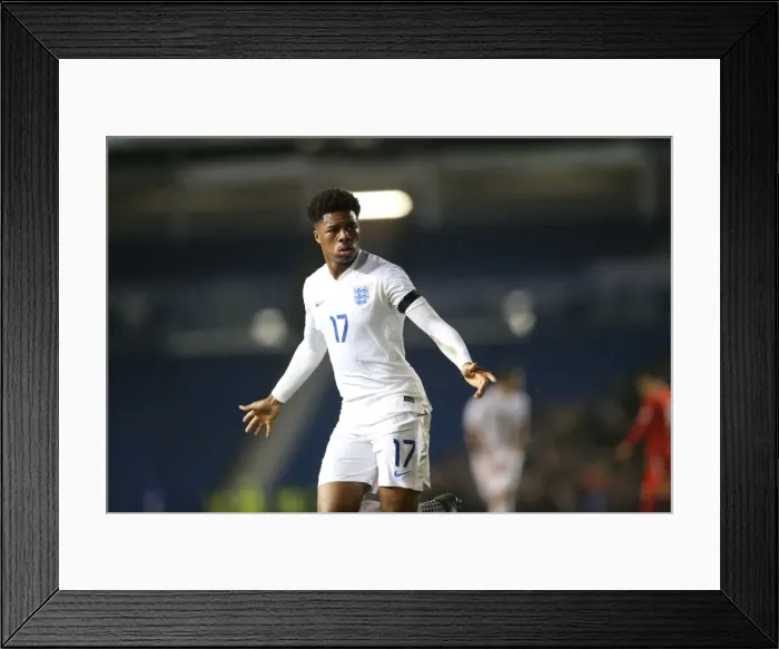 Framed Print : England vs. Switzerland U21 European Championship Qualifier: A Battle at the American Express Community Stadium, Brighton and Hove Albion FC, 16 November 2015 Framed Print : England vs. Switzerland U21 European Championship Qualifier: A Battle at the American Express Community Stadium, Brighton and Hove Albion FC, 16 November 2015