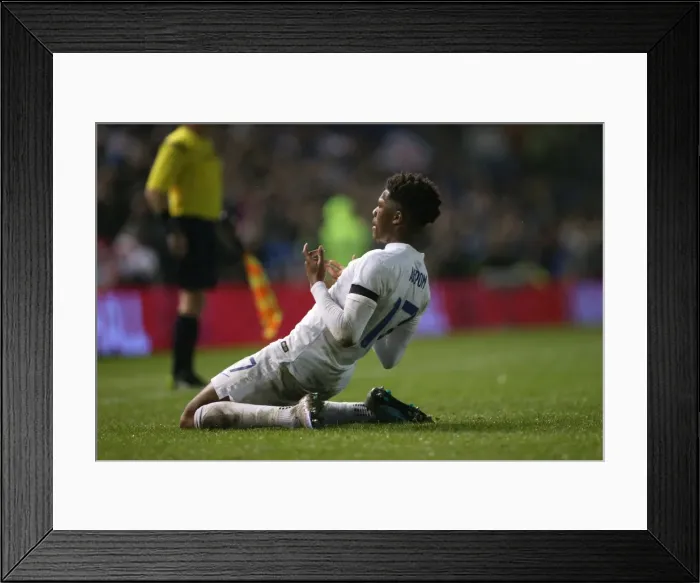 Framed Print : England U21 vs Switzerland: UEFA European Championship Qualifier at Brighton and Hove Albion's American Express Community Stadium (16 / 11 / 2015) Framed Print : England U21 vs Switzerland: UEFA European Championship Qualifier at Brighton and Hove Albion's American Express Community Stadium (16 / 11 / 2015)