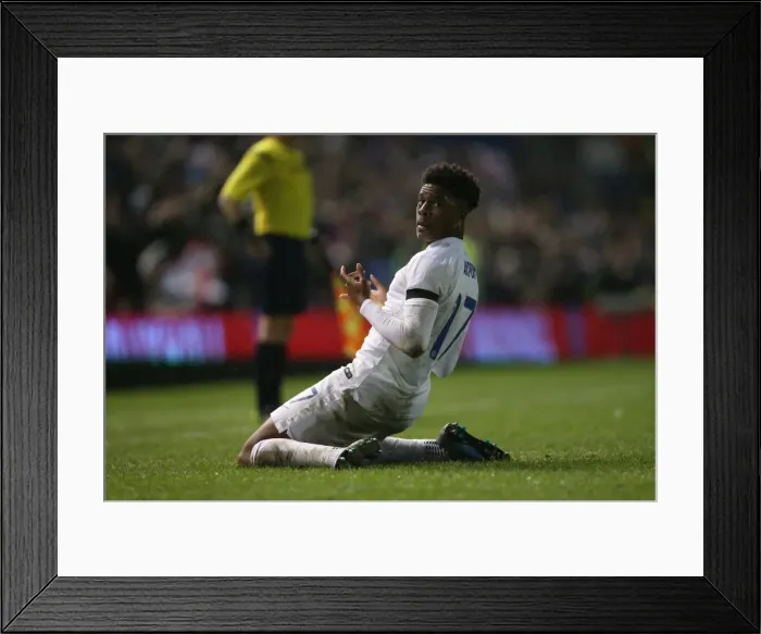 Framed Print : U21 Europe Championship Qualifier: England vs. Switzerland (16 November 2015) - Intense Match Action at American Express Community Stadium, Brighton and Hove Framed Print : U21 Europe Championship Qualifier: England vs. Switzerland (16 November 2015) - Intense Match Action at American Express Community Stadium, Brighton and Hove