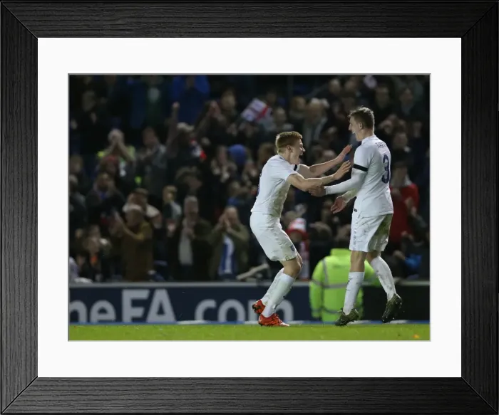 Framed Print : U21 Europe Championship Qualifier: England vs Switzerland, 16 November 2015 (Brighton and Hove Albion FC) Framed Print : U21 Europe Championship Qualifier: England vs Switzerland, 16 November 2015 (Brighton and Hove Albion FC)