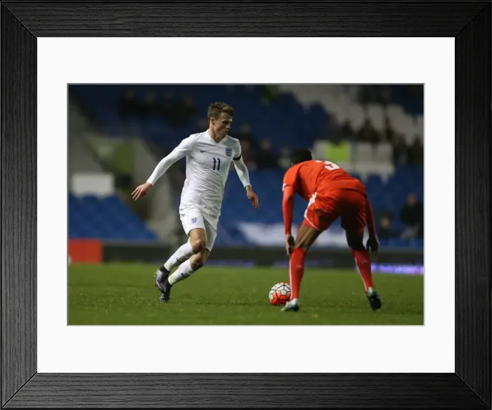 Framed Print : U21 Europe Championship Qualifier: England vs. Switzerland (16 November 2015) - Intense Match Action at American Express Community Stadium, Brighton and Hove Framed Print : U21 Europe Championship Qualifier: England vs. Switzerland (16 November 2015) - Intense Match Action at American Express Community Stadium, Brighton and Hove