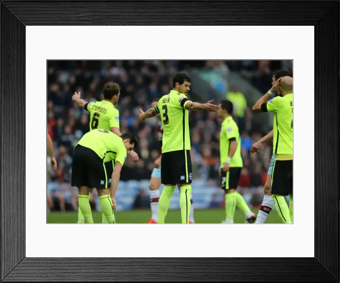 Framed Print : Championship Showdown: Burnley vs. Brighton & Hove Albion at Turf Moor (Nov 2015)