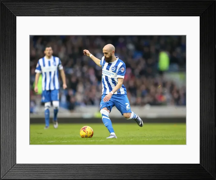 Framed Print : Brighton and Hove Albion vs. Birmingham City: Sky Bet Championship Showdown at American Express Community Stadium (November 28, 2015)