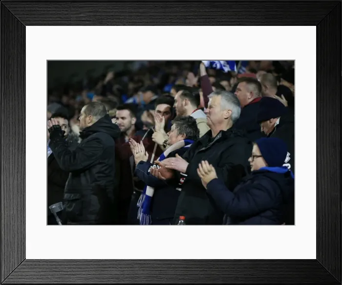 Framed Print : Brighton and Hove Albion vs Birmingham City: Sky Bet Championship Showdown at American Express Community Stadium (November 28, 2015)